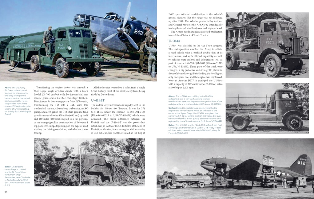 U.S. Army Tractor Trucks and Semitrailers Casemate Publishers US