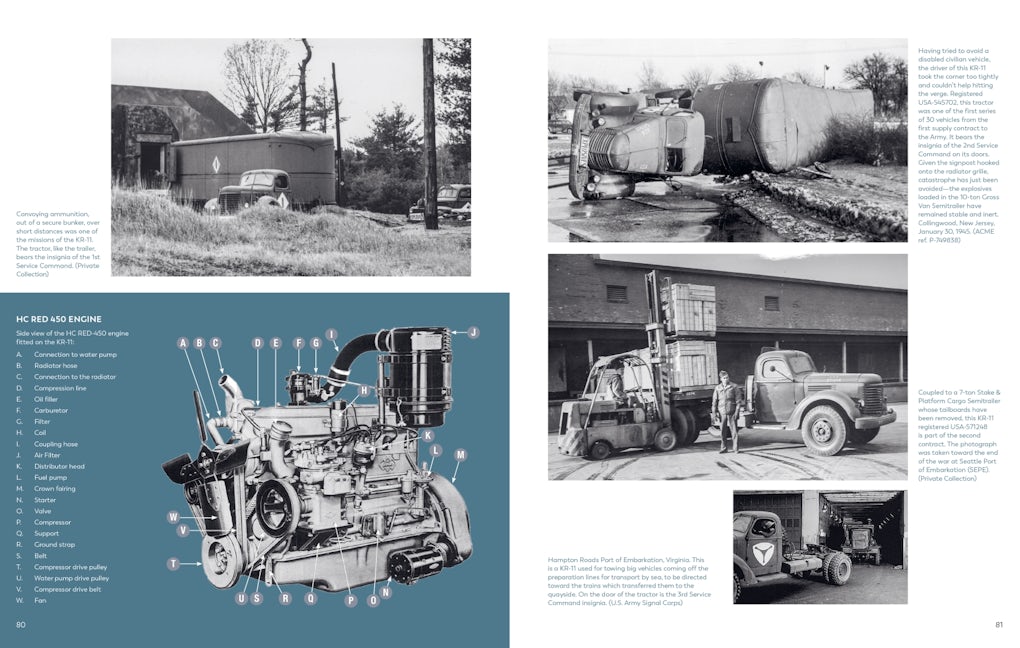 U.S. Army Tractor Trucks and Semitrailers Casemate Publishers US